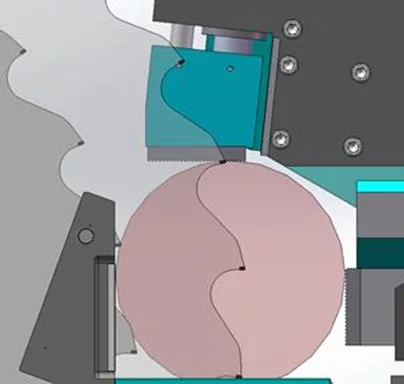 Fig 6B - Wrong teeth spacing will cause more vibrations.