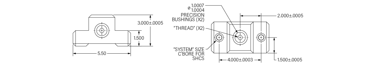 Calibration Block Drawing