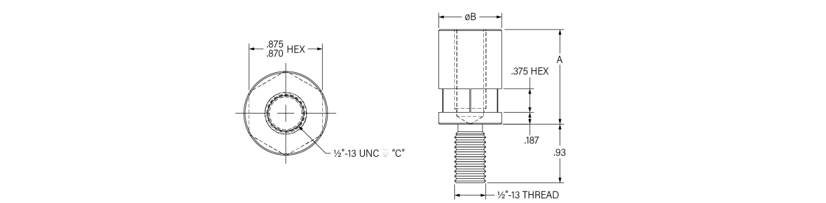 Round Spacers Drawing