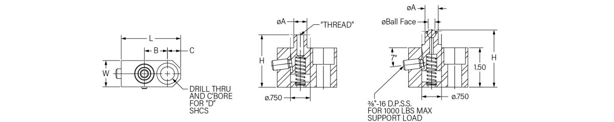 Spring Support Whistle-Notch Lock Drawing