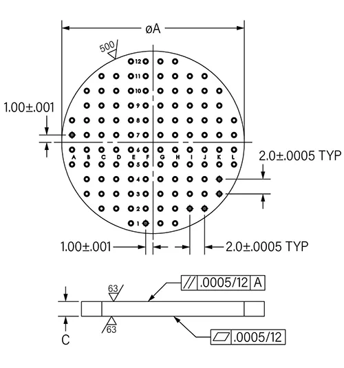 Round & Circular Grid Plates | Hennig