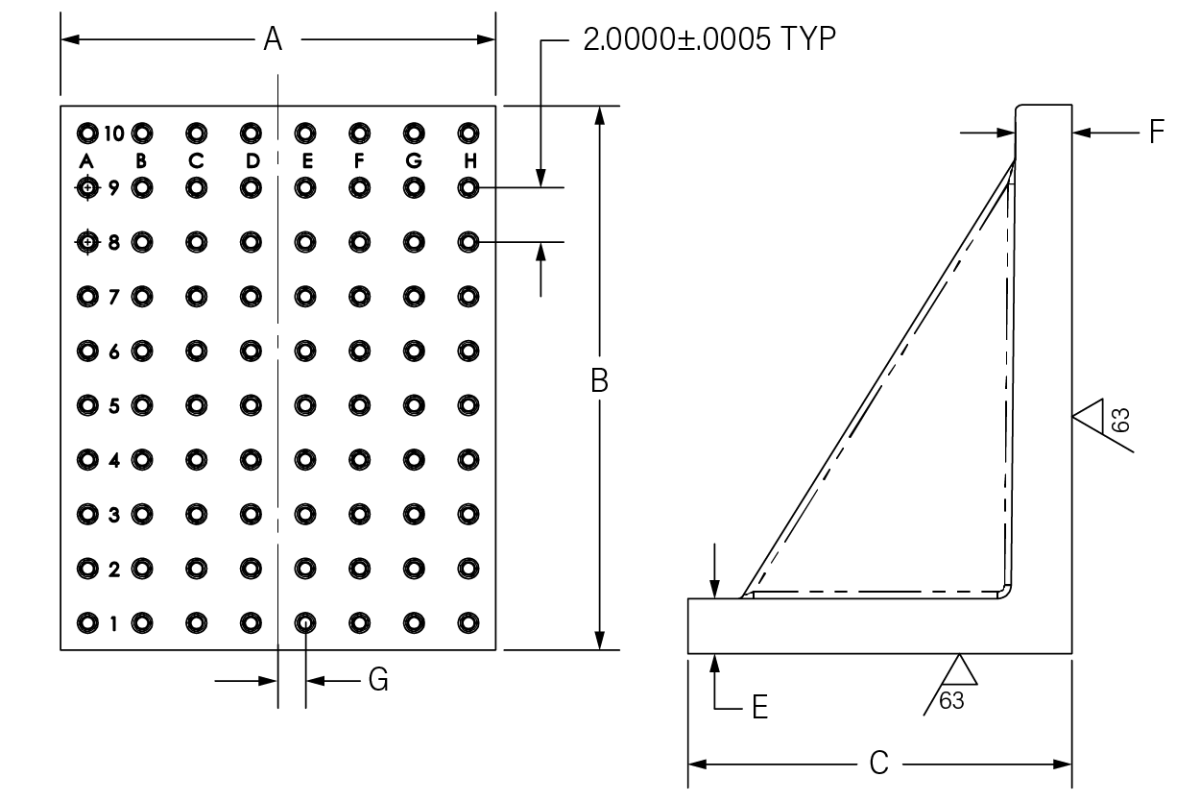 Single Angle Tombstones