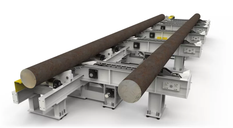 Selecting the Right Material Handling System for Your Industrial Sawing Process