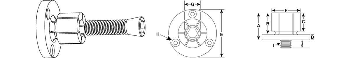 Plano de la abrazadera ID Xpansion