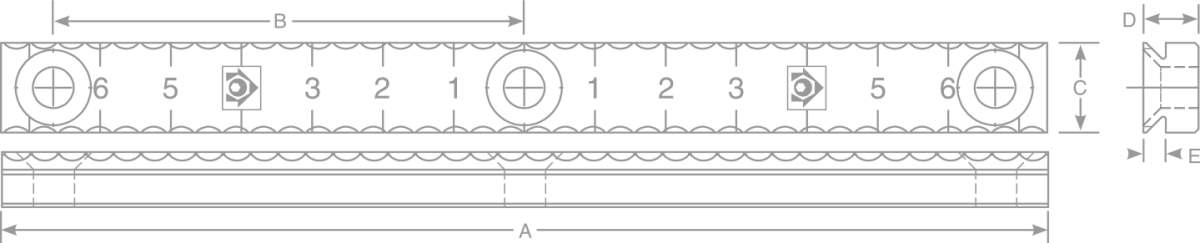 Talongrip Serrated Jaws Drawing