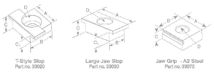 Talongrip Serrated Jaws Drawing