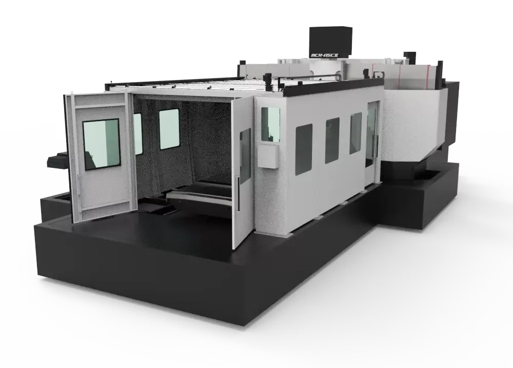 okuma machine doors open