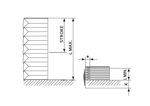 Fixed Steel Lamella Bellows