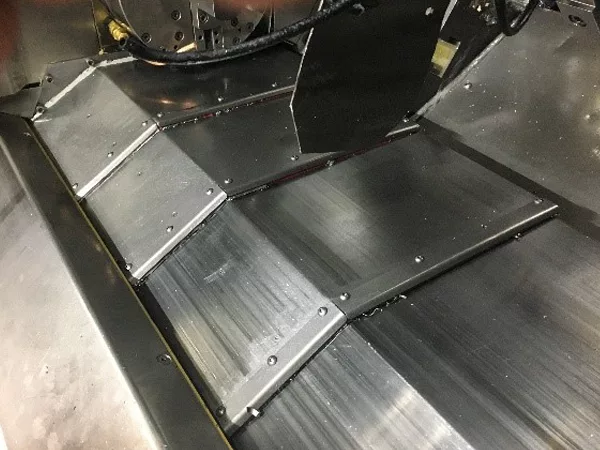 Reverse engineering way covers for the BLM EM80 CNC tube cutting machine