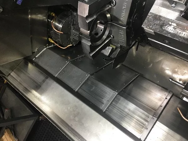 Reverse engineering way covers for the BLM EM80 CNC tube cutting machine