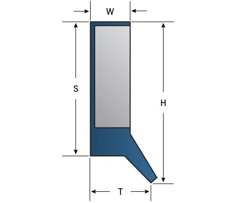 MW K Molded Way Wipers