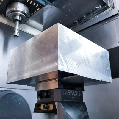 Eliminating Wasted Material with 5th Axis Workholding