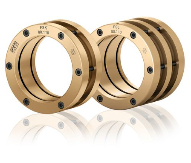 FSK/FSL – Guide Bushings (Internal Play Adjustment from Clamp Screws)