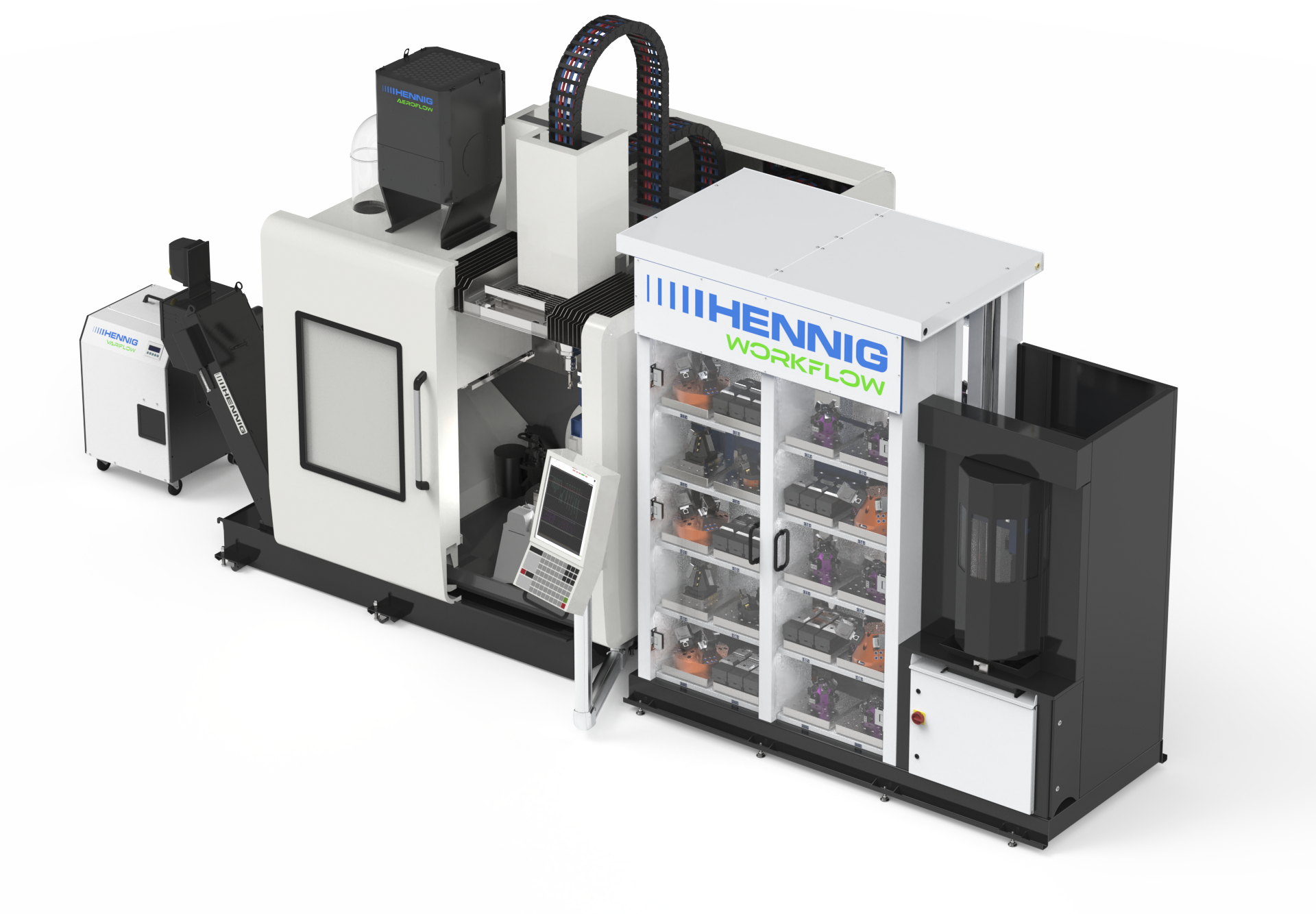 machine tool ecosystem workflow top angle
